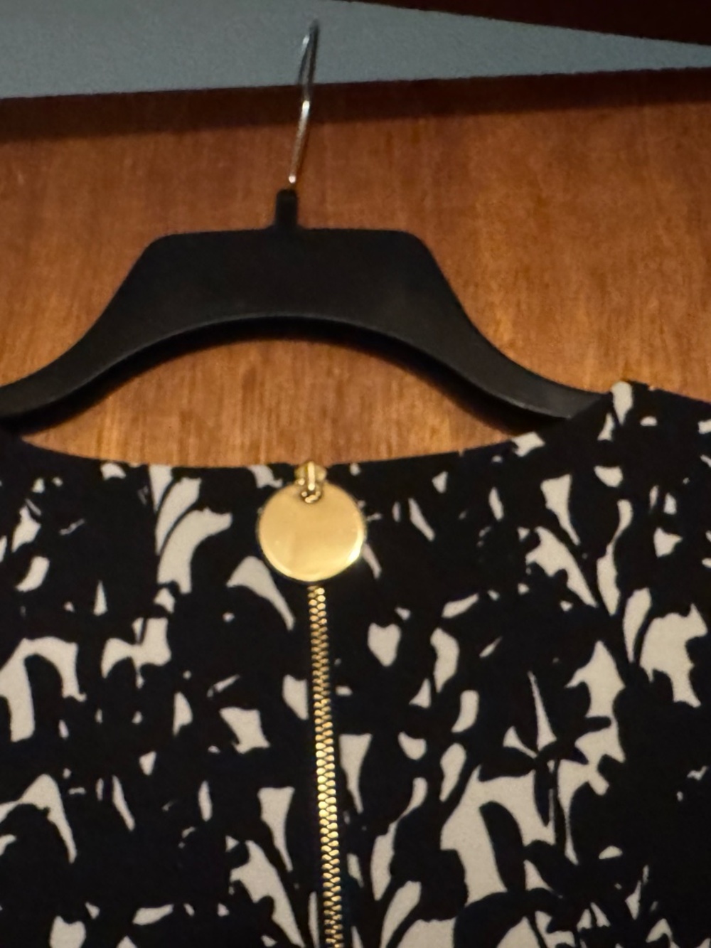 Calvin Klein Black and White Dress